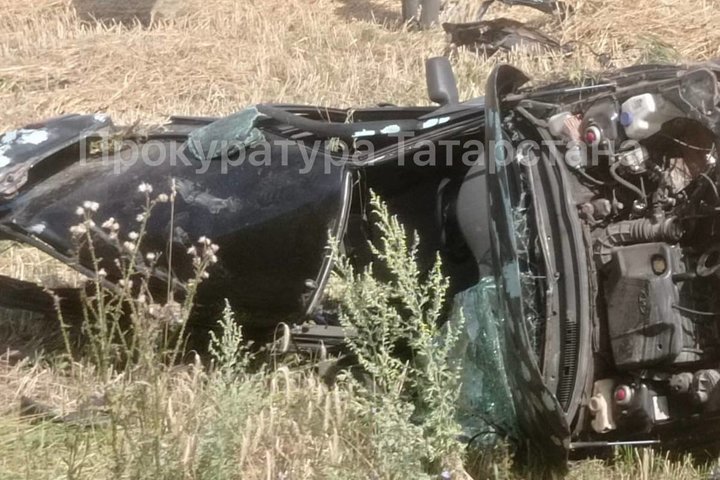 В Лениногорском районе Татарстана произошла ДТП: два человека погибли