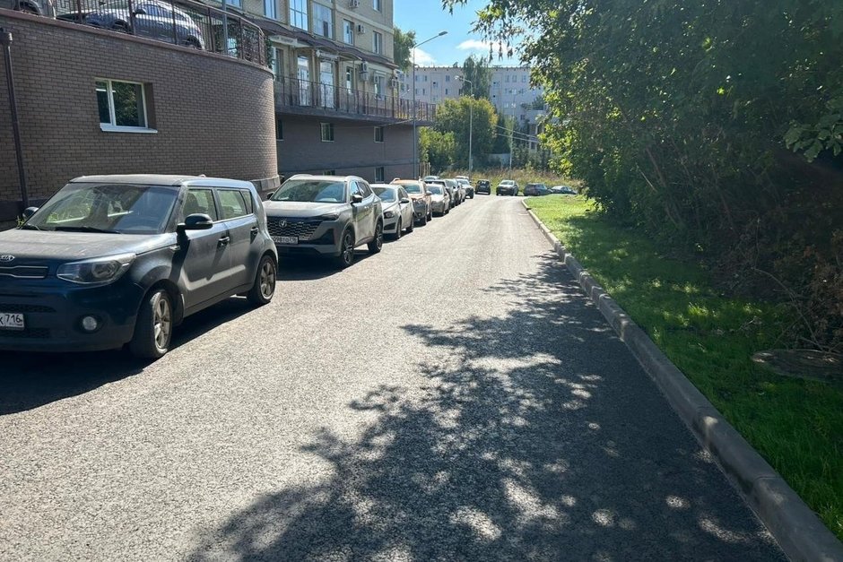 В Казани за 29,6 млн рублей отремонтировали улицу Курашова