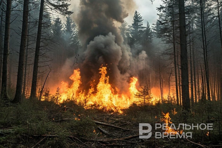 В России за сутки потушено шесть лесных пожаров