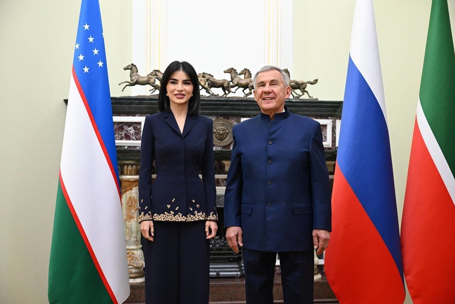 Минниханов и Мирзиёева обсудили развитие партнерства между Татарстаном и Узбекистаном