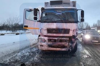 В Челнах произошло смертельное столкновение «Лады» и КАМАЗа