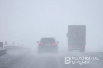 Трассу М-7 от Казани до Челнов перекрыли для грузового транспорта