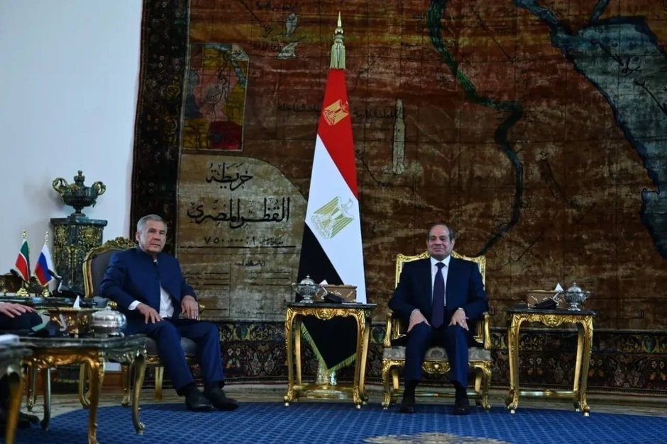 Рустам Минниханов обсудил перспективы сотрудничества с президентом Египта