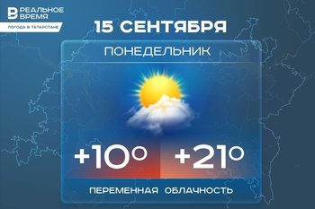Сегодня в Татарстане ожидается до +21 градуса