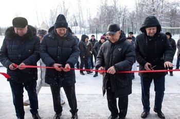 В поселке Джалиль открылся новый крытый футбольный манеж «Джалилец»