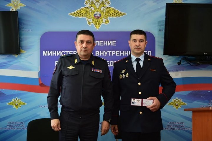 В Кайбицком районе Татарстана представили нового главу ОМВД