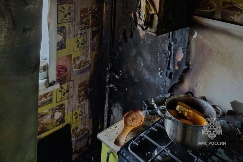 В Набережных Челнах подросток пострадал в пожаре