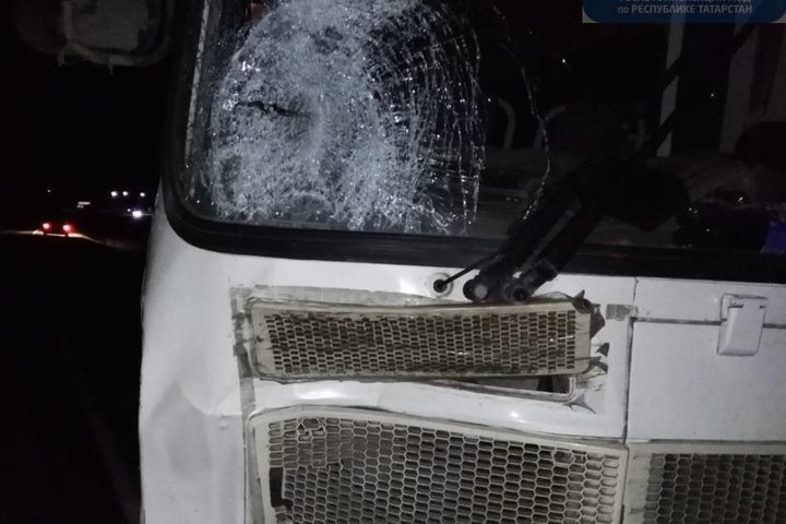 В Рыбно-Слободском районе Татарстана автобус насмерть сбил пешехода