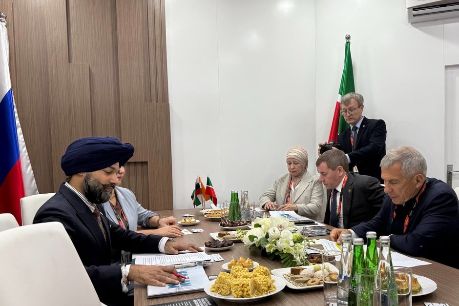 Минниханов встретился с главой инвестпалаты бизнеса Индии