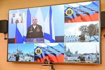 В Татарстане впервые подняли флаги на кораблях «Виктор Великий», «Ставрополь» и «Тайфун»