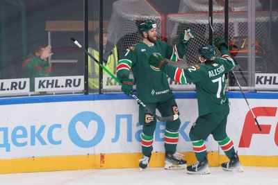 «Ак Барс» обыграл в гостях «Металлург» в матче с семью забитыми голами