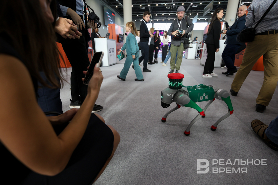 Робособака с национальным колоритом была замечена на Kazan Digital Week — 2025
