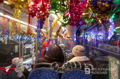 В новогоднюю ночь общественный транспорт в Казани будет работать до 2 часов ночи