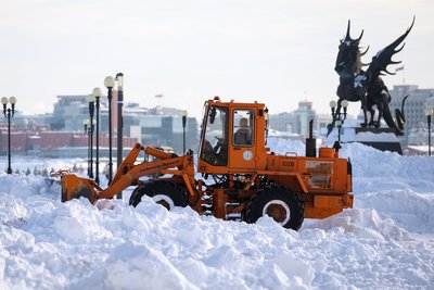 В Казани за сутки вывезли 31,8 тыс. тонн снега