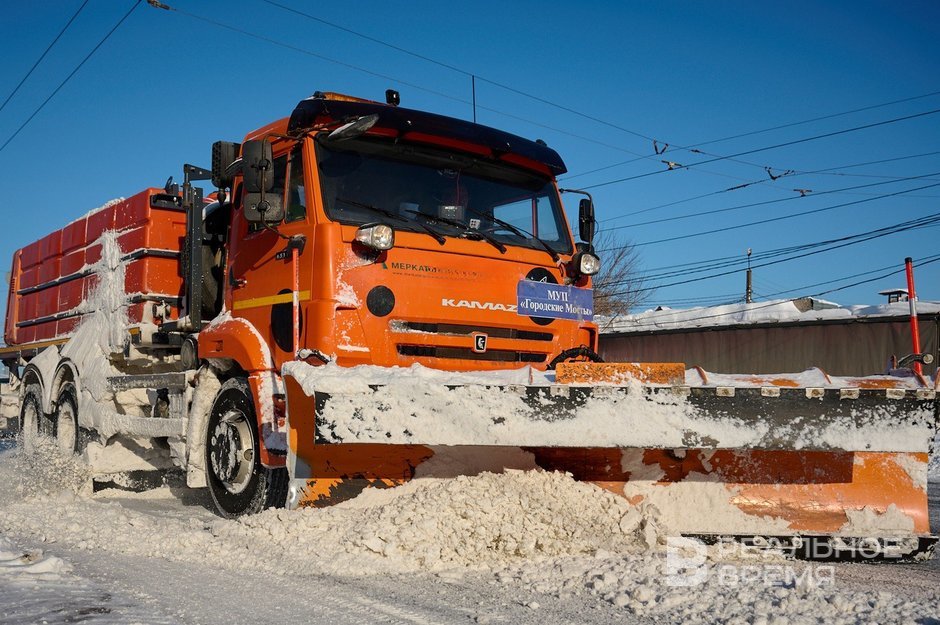 С 19 улиц Советского района Казани ночью будут вывозить снег