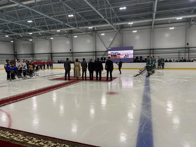В Тукаевском районе Татарстана открылся крытый ледовый каток «Тукай-Арена»