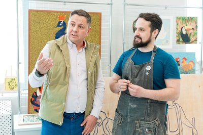 В Богатых Сабах прошел мастер-класс мозаичиста Марата Наби