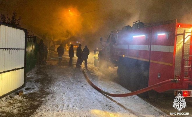 В Башкирии при пожаре погибли семь человек