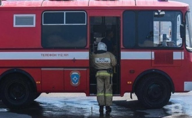 Спасатели потушили пожар на Казанке