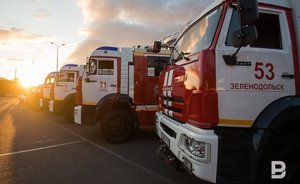 Соцсети: на Мамадышском тракте в Казани вспыхнул грузовик