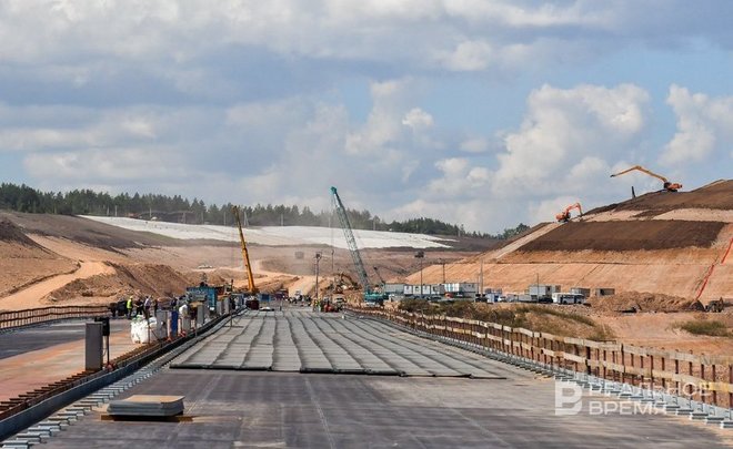 Участок трассы М-12 от Арзамаса до Казани готов более чем на 90%
