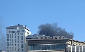 В казанском Аметьево загорелся строящийся дом