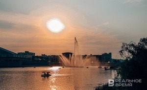 В Казани начался сезон фонтанов
