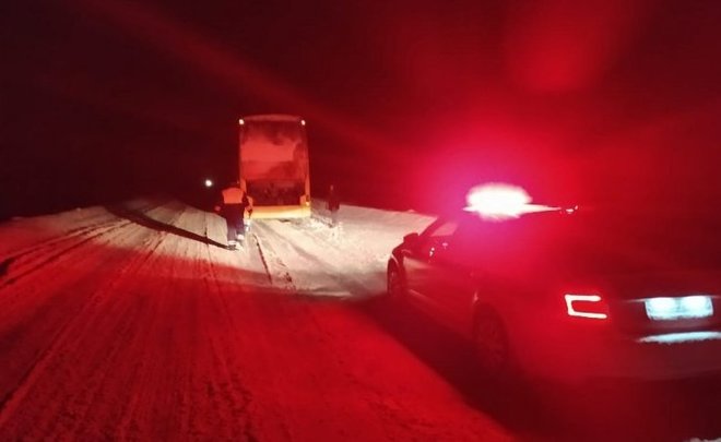 На дороге в Марий Эл застрял автобус «Москва — Казань» из-за нехватки топлива