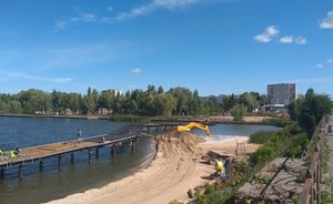 Видео второй очереди благоустройства набережной озера Кабан от «Реального времени»