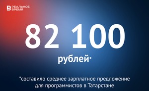 Среднее зарплатное предложение для программистов в Татарстане составило 82,1 тыс. рублей — это много или мало?