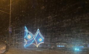 В Казани не работают установленные на улицах новогодние иллюминации