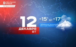 Сегодня в Казани ожидается до -19 градусов