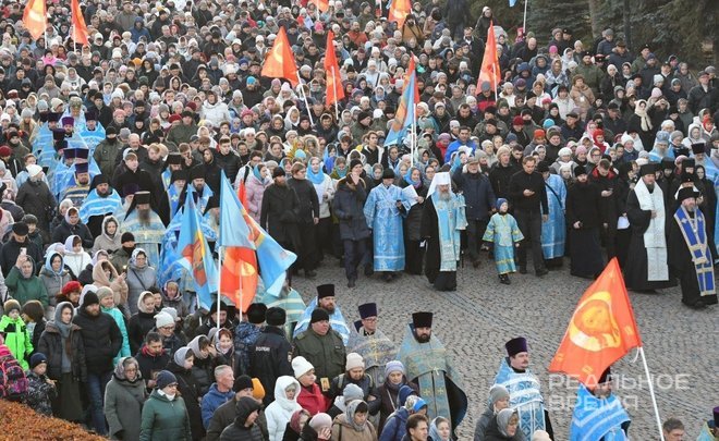 В Казани состоялся крестный ход с Казанской иконой Божией Матери
