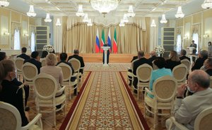 Что говорили Слуцкий, Авдонина и Салават на награждении в казанском Кремле