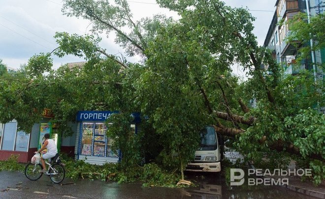 В Татарстане 2 и 3 августа ожидаются грозы и сильный ветер