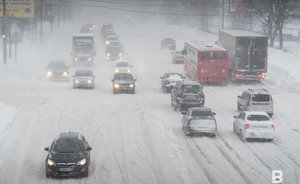 Синоптики предупредили татарстанцев о метели с ухудшением видимости до 1—2 км