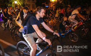 На время «Ночного велофеста» в Казани ограничат движение транспорта