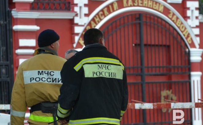 В Казани на территории Порохового завода снова произошел пожар