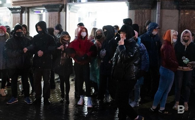 В Казани арестовали двух участников несанкционированного митинга
