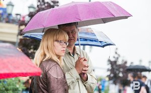 Татарстанцев предупредили о грозе и сильном ветре в пятницу