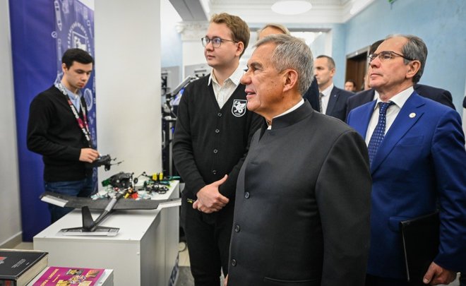 Президент Татарстана в Татьянин день встретился со студентами КФУ
