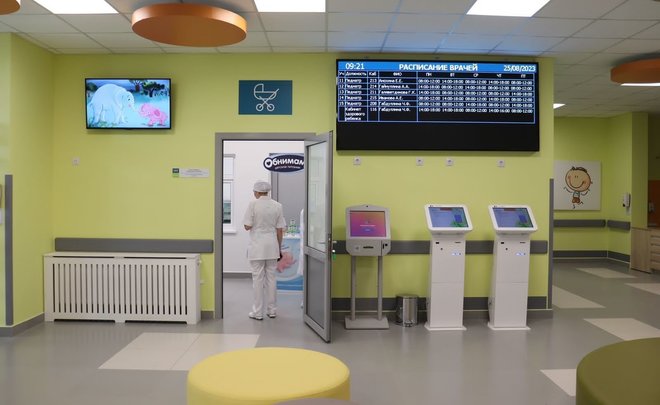 В селе Осиново Зеленодольского района Татарстана открыли новую поликлинику