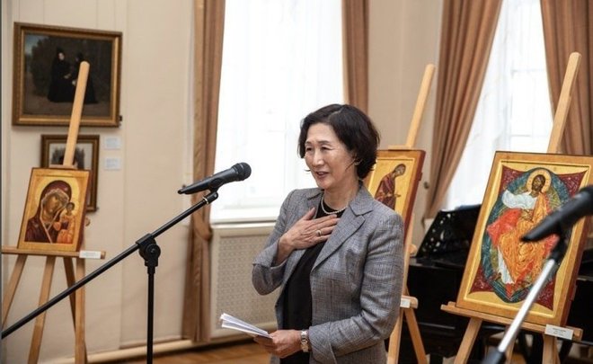 Хироко Кодзуки написала православную икону для Раифского монастыря