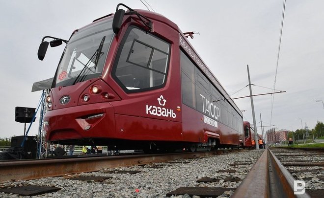 В Казани два человека пострадали при столкновении трамваев