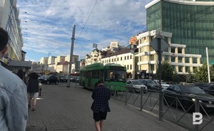 В Казани вновь встали троллейбусы