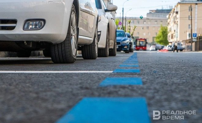 В Казани на нанесение дорожной разметки парковочных мест направят свыше трех миллионов рублей
