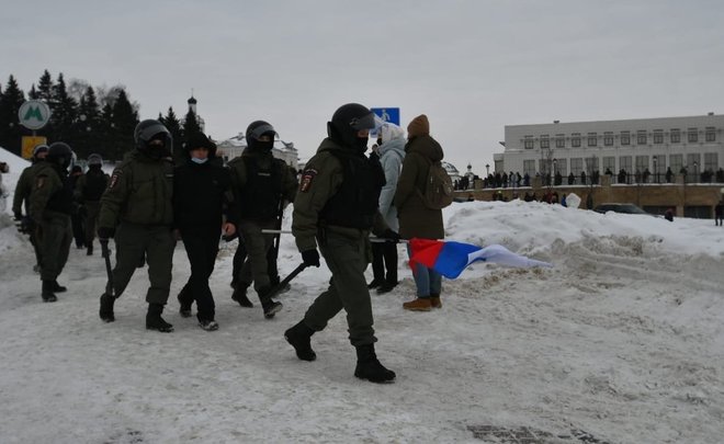В Казани двоих участников незаконного митинга отправили в СИЗО на два месяца