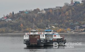 В Аракчино второй раз за неделю паром сел на мель