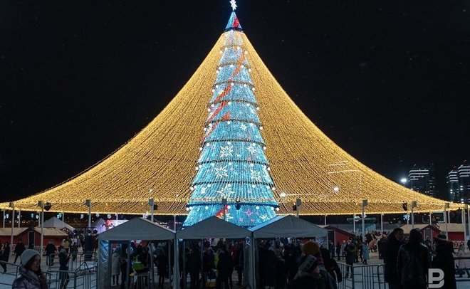 Оформление Казани к Новому году планируется завершить к 20 декабря