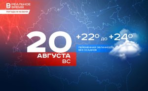 Сегодня в Казани ожидается до +24 градусов